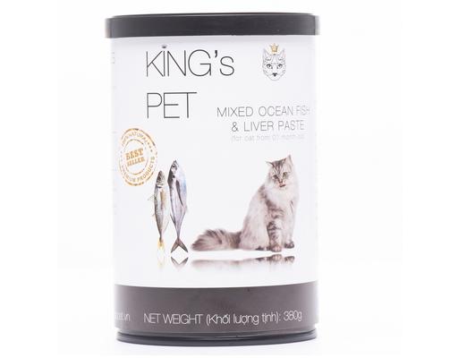Pate Hỗn Hợp Cá Cho Mèo King'S Pet 380g The Pet