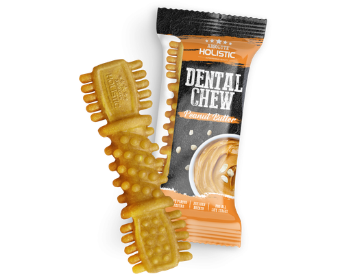 Gặm Sạch Thơm Miệng Cho Chó Dentaw Chew Vị Bơ Đậu Phộng - 1 Thanh 25g Absolute Holistic