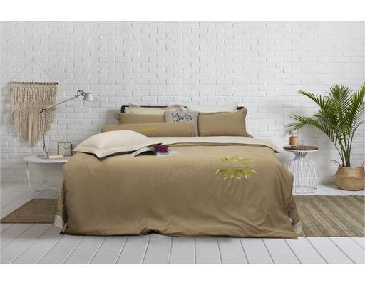 Bộ Ga Chun Chần Kèm Chăn Phong Cách Thêu 180x200cm Dreamland
