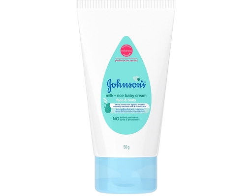 Kem Dưỡng Da Chứa Sữa & Gạo Milk And Rice Baby Cream 50g Johnson's Baby