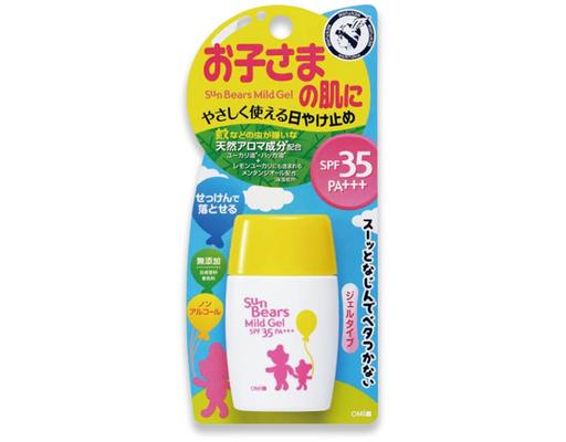 Gel Chống Nắng Dịu Nhẹ Sun Bears Mild Gel SPF35 PA+++ 30g Omi Brotherhood