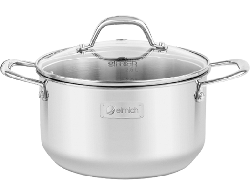 Nồi Inox Liền Khối Trimax Eco EL-3993 Size 20cm Elmich