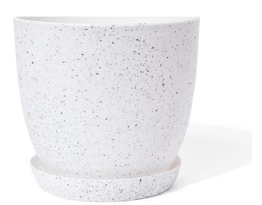 Chậu Trắng Vân Đá Size 16cm Monrovia
