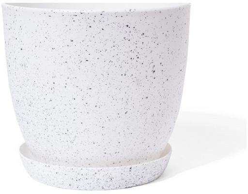 Chậu Trắng Vân Đá Size 18cm Monrovia