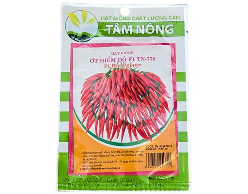 Hạt Giống Ớt Hiểm Đỏ F1 TN776 Tâm Nông