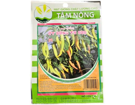 Hạt Giống Ớt Sừng TN535 Tâm Nông