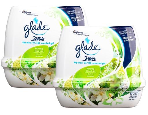 Lô 2 Sáp Thơm Hương Hoa Lài 180g Glade