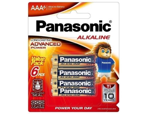 Vỉ 6 Viên Pin AAA LR03T/6BA-V Panasonic