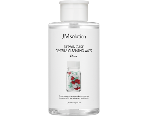 Nước Tẩy Trang Cho Da Dầu Mụn Derma Care Centella Cleansing Water 500ml JMSolution