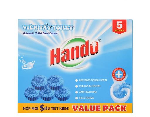 Viên Tẩy Bồn Cầu Và Khử Mùi - 5 Viên x 55g Hando