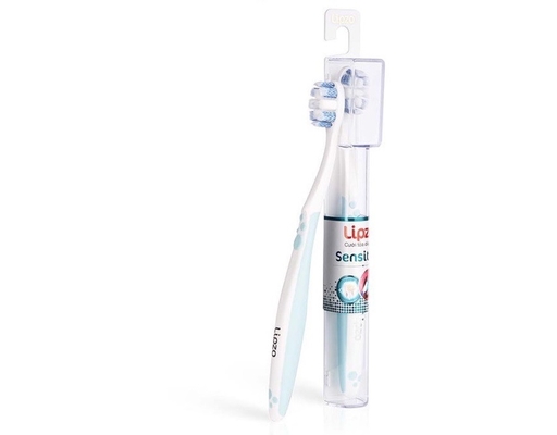 Bàn Chải Đánh Răng Cho Răng Nhạy Cảm Cao Cấp Sensitive Vỉ 1 Cây Lipzo