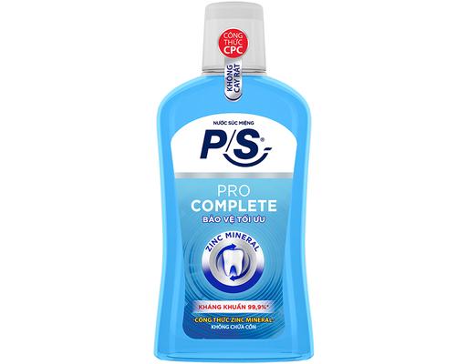 Nước Súc Miệng Pro Complete Kháng Khuẩn Bảo Vệ 500ml P/S