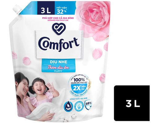 Nước Xả Vải Dịu Nhẹ Thơm Dịu Êm 3L Comfort
