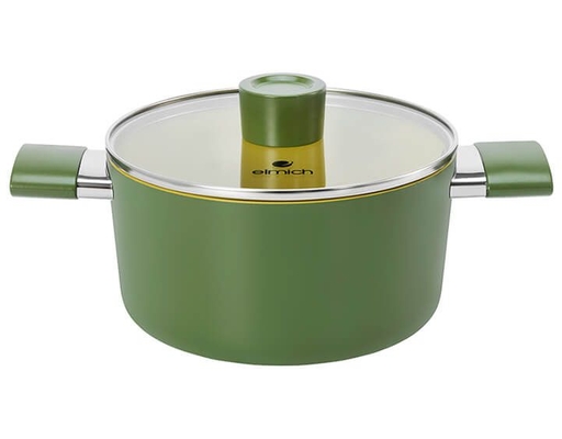 Elmich Nồi Phủ Sứ Olive EL-5523OV24 Size 24cm