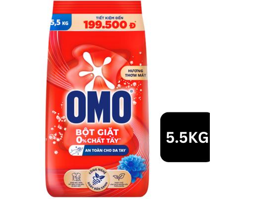 Bột Giặt Sạch Bẩn Khử Mùi Công Nghệ Giặt Xanh 5.5kg OMO