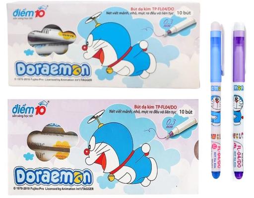 Bút Lông Kim FL04/DO Hộp 10 Cây Thiên Long