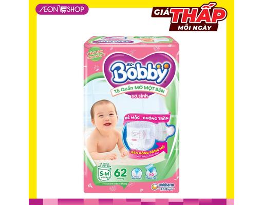 Bobby Tã Quần Mở Một Bên S/M62 Cho Bé Từ 6 – 10kg