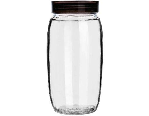 Hũ Thủy Tinh Nắp Nhựa Tròn 1.8L Deli