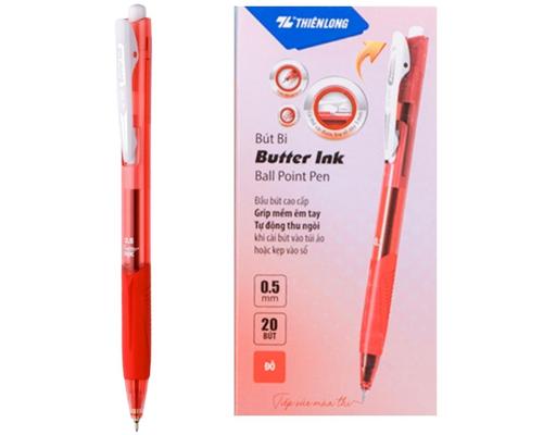 Bút Bi TL-095 Mực Đỏ Thiên Long