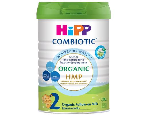 Sữa Bột Organic Combiotic Số 2 Cho Bé Từ 6 Tháng 800g Hipp