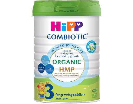 Sữa Bột Organic Combiotic Số 3 Cho Bé Từ 12 Tháng 800g Hipp