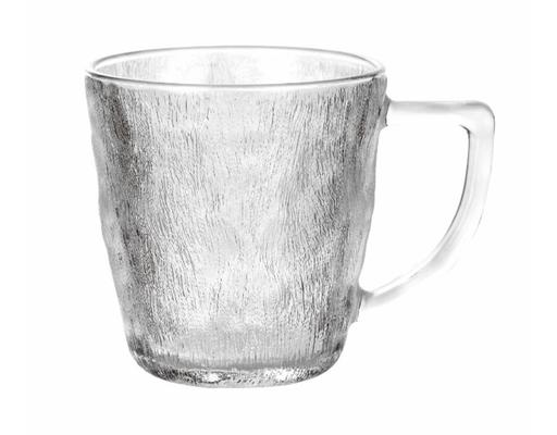 Ly Thủy Tinh Có Quai Solid Trắng 260ml Deli