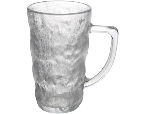 Ly Thủy Tinh Có Quai Solid Trắng 325ml Deli