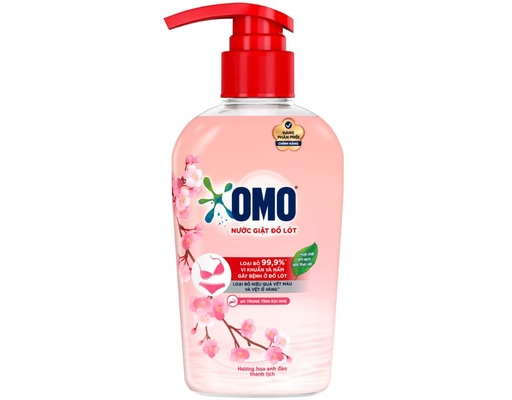 Nước Giặt Đồ Lót Chuyên Dụng Hương Hoa Anh Đào 300g OMO