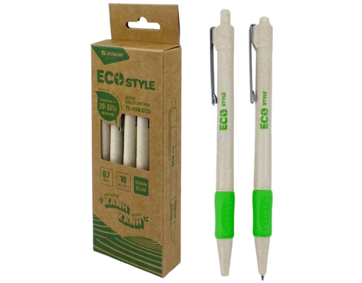 Bút Bi TL-038/ECO Mực Xanh Thiên Long