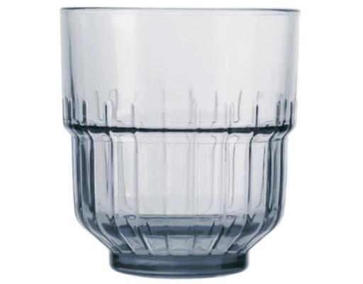 Ly Thủy Tinh Thấp Stack Up Grey 340ml Deli