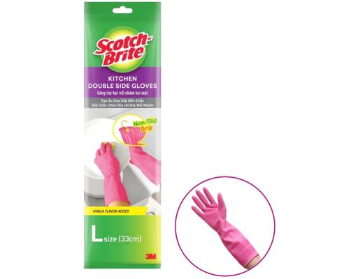 Găng Tay Hạt Nổi Nhám 2 Mặt Size L 33cm Scotch-Brite
