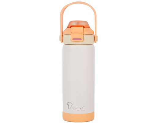Bình Giữ Nhiệt Superwide 530ml Màu Kem Nắp Vàng La Gourmet