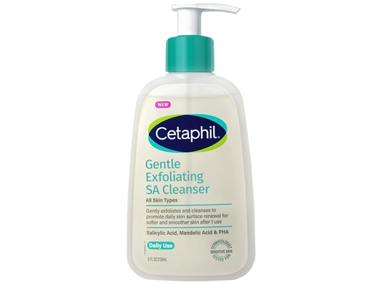 Gel Rửa Mặt Sạch Dầu Nhờn Và Tẩy Da Chết Dịu Nhẹ Gentle Exfoliating SA Cleanser 236ml Cetaphil