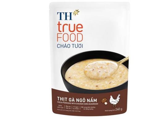 Cháo Tươi Vị Gà Ngô Nấm Cho Trẻ Từ 12 Tháng Tuổi 240g TH True FOOD