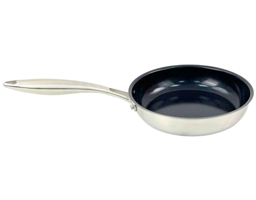 Chảo Inox Đáy Liền Phủ Chống Dính Ceramic 26cm Happy Cook