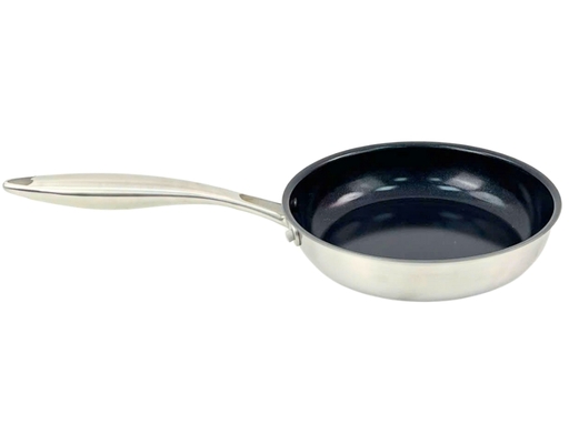 Chảo Inox Đáy Liền Phủ Chống Dính Ceramic 28cm Happy Cook