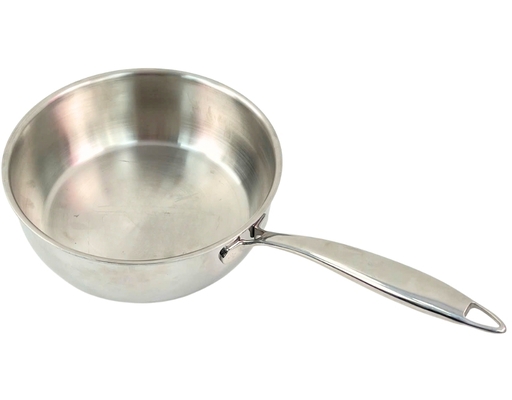 Chảo Sâu Inox 304 3 Lớp Đáy Từ Pro 24cm Ticook