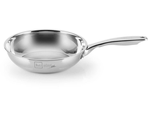 Chảo Inox 3 Lớp Quai Inox 28cm Fivestar