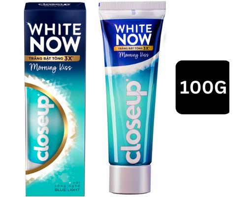Kem Đánh Răng Trắng Bật Tông White Now Morning Kiss 100g Closeup