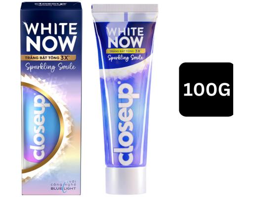 Kem Đánh Răng Trắng Bật Tông White Now Sparkling Smile 100g Closeup