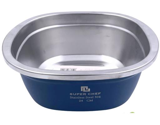 Thau Vuông Màu Inox 304 28cm Super Chef