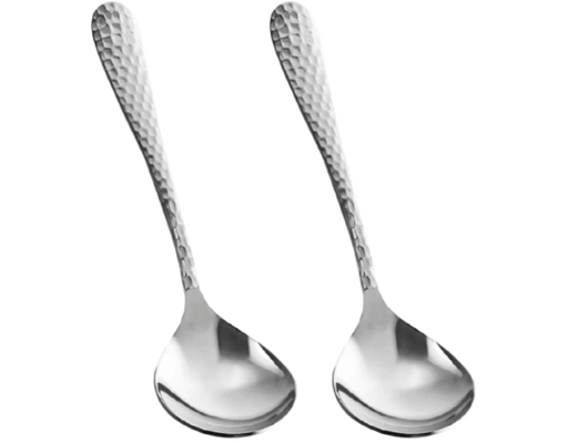 Vỉ 2 Muỗng Cà Phê Ngắn Inox 304 Kim Cương Bếp Xinh