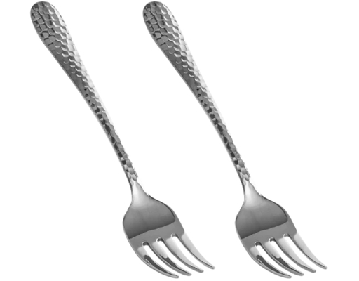 Vỉ 2 Nĩa Ăn Inox 304 Kim Cương Size Nhỏ Bếp Xinh
