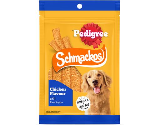 Bánh Thưởng Cho Chó Dạng Dẹt Schmackos Vị Gà 70g Pedigree