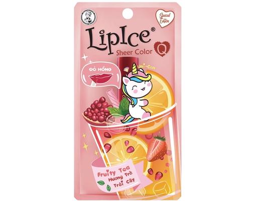 Son Dưỡng Có Màu Tự Nhiên Sheer Color Q	Hương Trà Trái Cây Màu Đỏ Hồng 2.4g LipIce