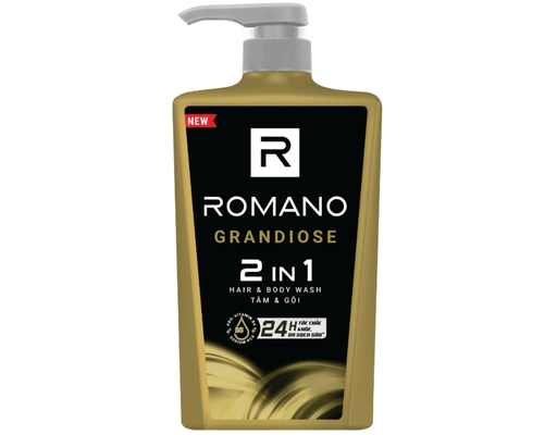 Sữa Tắm Gội 2In1 Grandiose 650g ROMANO