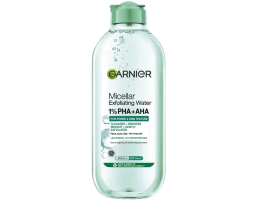 Nước Tẩy Trang Làm Sạch Tế Bào Chết Exfoliating Micellar Peeling Water 400ml GARNIER