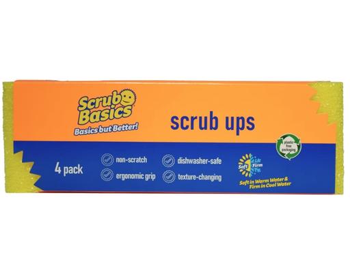 Bộ 4 Miếng Bọt Biển Tiện Dụng Scrub Ups Basics Scrub Daddy