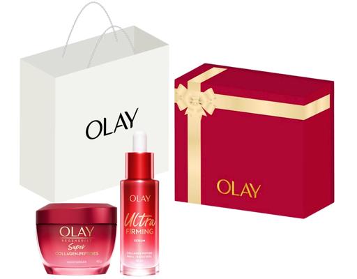 Hộp Quà Chăm Sóc Da Chuyên Sâu - Kem Dưỡng 45g + Serum 30ml OLAY