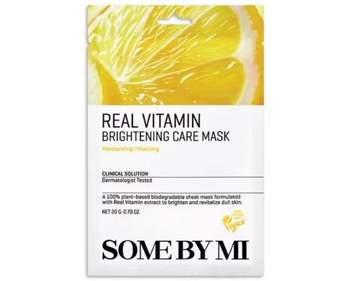 Mặt Nạ Dưỡng Da Làm Sáng Da Real Vitamin Brightening Care Mask 20g SOME BY MI
